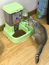 Dog automatic feeder drinking water integrated pet cat self-dog food cat food and cat food feeding machine for dog theorizer two-in-one