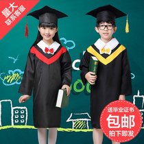 Childrens doctors clothes Kindergarten primary school students bachelors clothes Doctors hat Graduation photo dress suit performance clothing