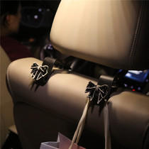  Car hook seat back car hook creative high-end diamond-encrusted car multi-function weighing car storage hook net red