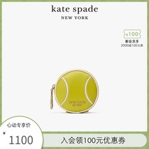 (Spring New Product) Kate Spade Ks Courtside Tennis Styling Zero Wallet Cute Sport Wind