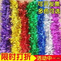 Wedding gift ribbon pull flower arrangement color strip wool classroom kindergarten mall New Years Day Christmas holiday decoration