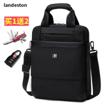 Swiss Army Knife Single Shoulder Bag Men Skew Satchel Business A4 Paper Briefcase Handbags 12 Inch 13 Inch Computer Backpack