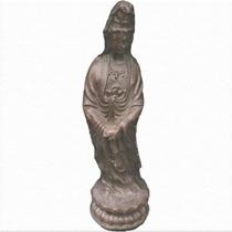 Guanyin Station Like Mazu Alloy Bronze Buddha Statue for the South China Sea Guanyin Temple Desktop Feng Shui Pengshui