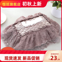 European-style lace tissue cover household car tissue box towel cover cloth art towel cover drawing paper cover living room