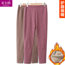 Middle-aged autumn and winter wear grandmother wear jacket pants old mother warm and thicken old lady cotton pants