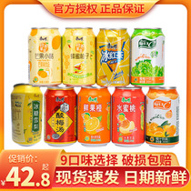 Master Kong Daily c orange juice 310ml * 24 cans of iced black tea beverage drinks can be ordered in large quantities