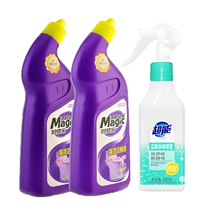 (Anchor exclusive) Miao Butler toilet cleaning liquid 600g * 2 bottles 240g Super spray 1 bottle