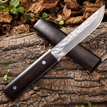 Thickened handlebar meat knife Inner Mongolia eat mutton small knife Tibetan special hand pickpocket knife cut meat cleat hand forged cutter