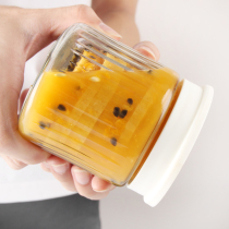 Sealed jar glass food bottle honey bottle jam milk powder orange tea kimchi kimchi snack storage tank small storage tank