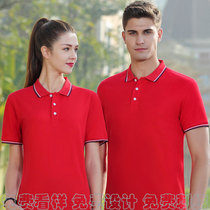 Pure cotton short-sleeved t-shirt Custom work clothes Tooling factory clothing Company group party activities School catering training do