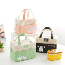  Office worker lunch box bag portable insulation bento bag student pack mommy with rice aluminum foil summer Japanese meal bag bag