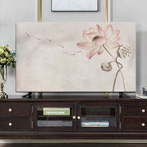 TV cover dust cover hanging curved surface Chinese TV set desktop 55 inch 60 inch Nordic simple dust cover
