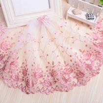 Lace lace mesh yarn embroidery skirt edge hand-made accessories curtain lace M-818
