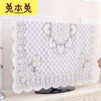 TV 55 inch pastoral hood cover cover color cover cloth dust cover Cover Cover Cover Cover Cover Cover Cover blue white cover