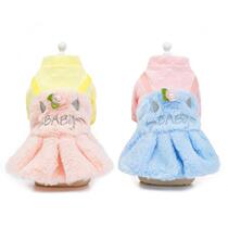 2020 Japan and South Korea pet autumn and winter new dog clothing Teddy bear cute princess dress