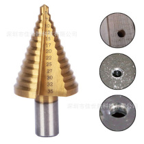 5-35mm ladder drilling white diamond plated titanium pagoda drilled with hole steel sheet drill