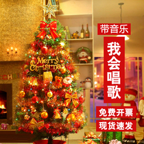 Christmas tree home 1.2 1.5 meters set 60cm90 small mini Christmas decorations diy childrens gifts
