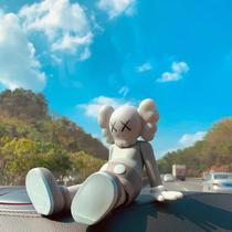 ins Cute cartoon KAWS net celebrity tide doll car decoration creative car car central control decoration supplies