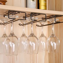 Non-perforated wine glasses hanging upside down rack tall cup holder wine cup holder pendulum hanging cup holder upside down household