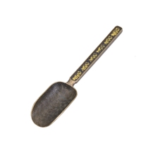 Tea spoon long handle tea ceremony spoon long handle leaf spoon take tea tool tea shovel divided tea spoon copper