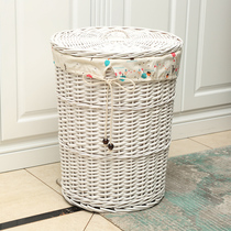 Dirty clothes basket rattan dirty clothes storage basket Large dirty clothes basket with lid Hot pot shop basket for clothes Toy frame