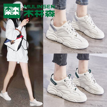 Mullinson 2021 autumn new explosive small white shoes womens shoes autumn and winter wild old sneakers ins spring and autumn