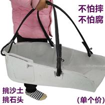 Agricultural building sand dustpan soil dustpan garbage plastic dustpan construction site rubber dung dustpan