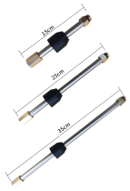 High pressure cleaning machine washing machine accessories special lengthened rod stainless steel overlong brush car spray rod extends water gun head