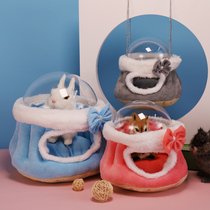 Dutch pig cotton nest parrot Chinchen warm nest non-fan hedgehog nest honey bag Shirrel Squirrel Winter nest plus velvet hanging nest