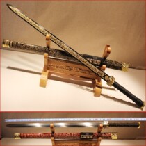 Long eight-faced Hanjian Town House Sword Ancient Sword Ancient Sword Metal Longquan City Knife Cold Weapon Cold Weapon Unopened Blade