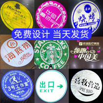 Advertising projection lamp custom text logo HD commercial door head led waterproof outdoor ground rotating projection light