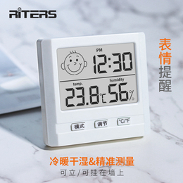 Ritters Electron Temperature and Humidity Gauges House Infant Room with High Intensity Refrigerator Number Show Time Date Baby Room