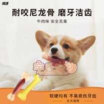 Dog puppies toys molars fake bones non-vocal grinding teeth bite-resistant bite-resistant puppies Bobo