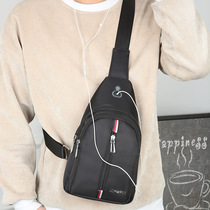 Oxford cloth chest Bag Mens shoulder bag shoulder bag canvas backpack small satchel Korean tide casual mens bag small bag