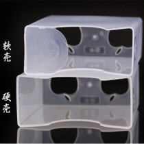 Transparent plastic cigarette case portable whole package soft shell anti-pressure cigarette case protective cover 10 cigarette case cigarette case case