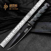 Make knives with the wind self-defense cold weapons outdoor knives sharp portable straight knives open blades tritium gas field survival sabers