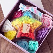 Star glass bottle five-pointed star bottle gift box 520365 finished DIY wishing star paper lucky bottle gift