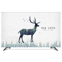 TV dust cover new Nordic simple 55 inch 65 inch LCD TV set home wall TV cover