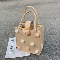 Wool RMT felt handbag fashion non-woven outer cloth lunch box bag female environmental protection sail mommy small carry