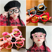 Childrens Eye Frames Girl Cute Cartoon No Lens Glasses Boy Baby Photo Decorated Baby Toy Frames