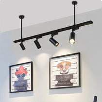 LED bar lamp spotlight telescopic long pole chandelier shop super bright commercial clothing shop beauty salon front lamp