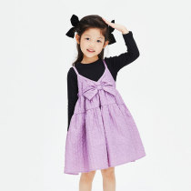 Balabala childrens clothing 2021 autumn new girl children fashion Joker dress set 201321104003
