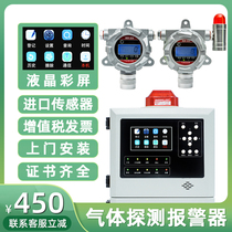 Industrial toxic combustible gas detector detector Fixed natural liquefied ammonia concentration detection alarm explosion-proof