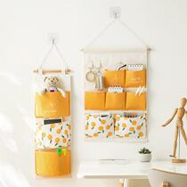 Headboard wall Hanging containing hanging bag Dormitory Key Character Kabuyi Containing hanging bag door rear style storage hanging bag