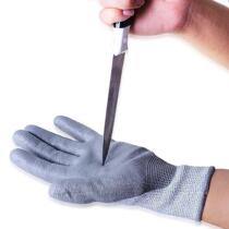 Grade 5 cut-resistant matte dipped nitrile gloves cut-resistant kitchen gardening cut-resistant puncture-resistant wear-resistant pu gloves