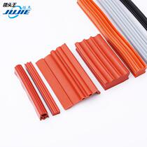 Silicone rubber sealing strip processing door and window card slot silicone strip steaming box high temperature special-shaped color sealing silicone customization
