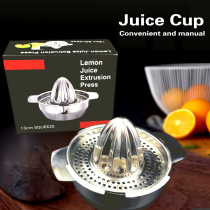 Stainless steel lemon juicer Manual fruit orange presses Portable orange press Mini juice cup