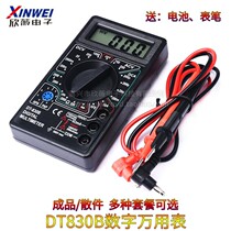 DT830B digital multimeter 832 universal meter DT830D voltage measurement resistor two triode battery meter pen
