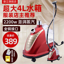 Jieli brand commercial steam hot iron clothing store high-power clothes vertical ironing machine for household irons