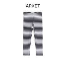 ARKET Girl Cotton Striped Tight Fit Pants Elastic Underpants 2022 Spring New 0942823017